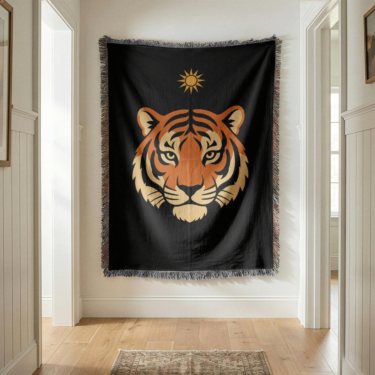 Tiger Woven Blanket