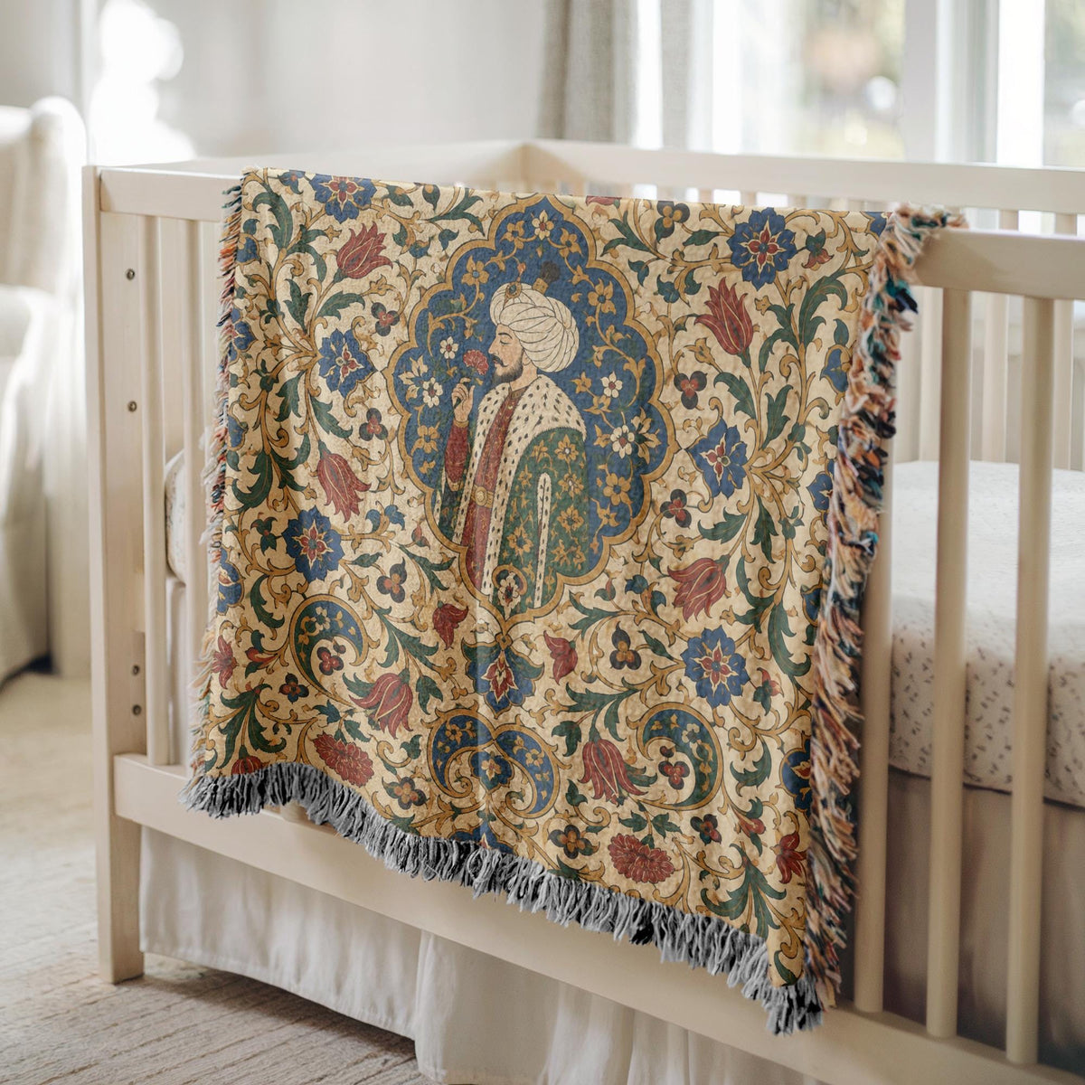 Ottoman Sultan Woven Blanket