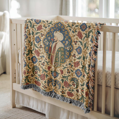 Ottoman Sultan Woven Blanket