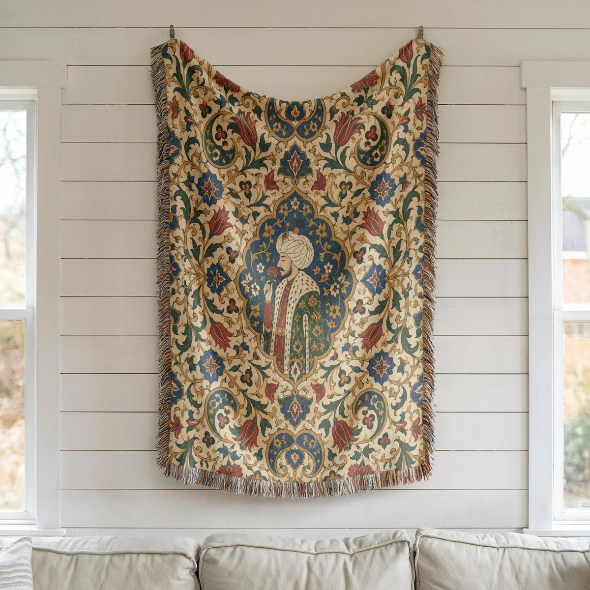 Ottoman Sultan Woven Blanket