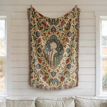 Ottoman Sultan Woven Blanket