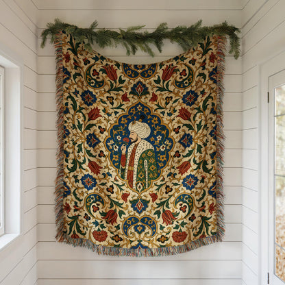 Ottoman Sultan Woven Blanket