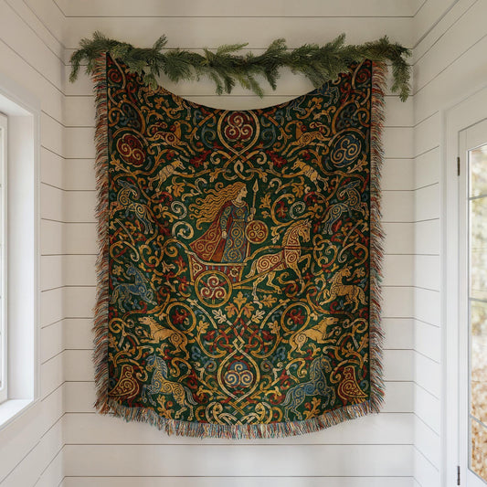Celtic Woman Woven Blanket