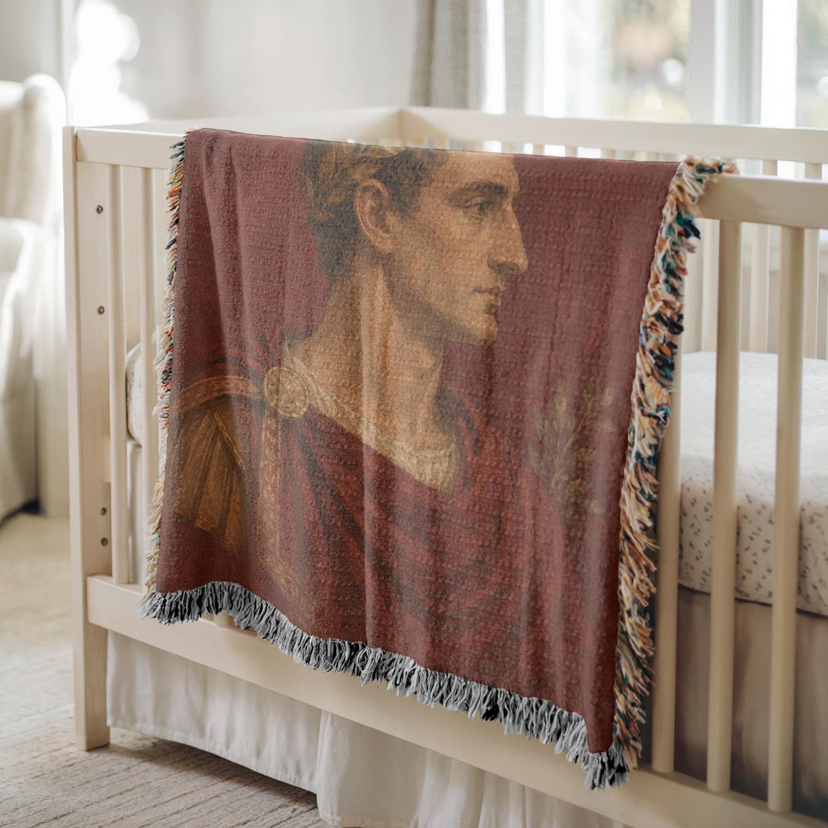 Roman Emperor Woven Blanket