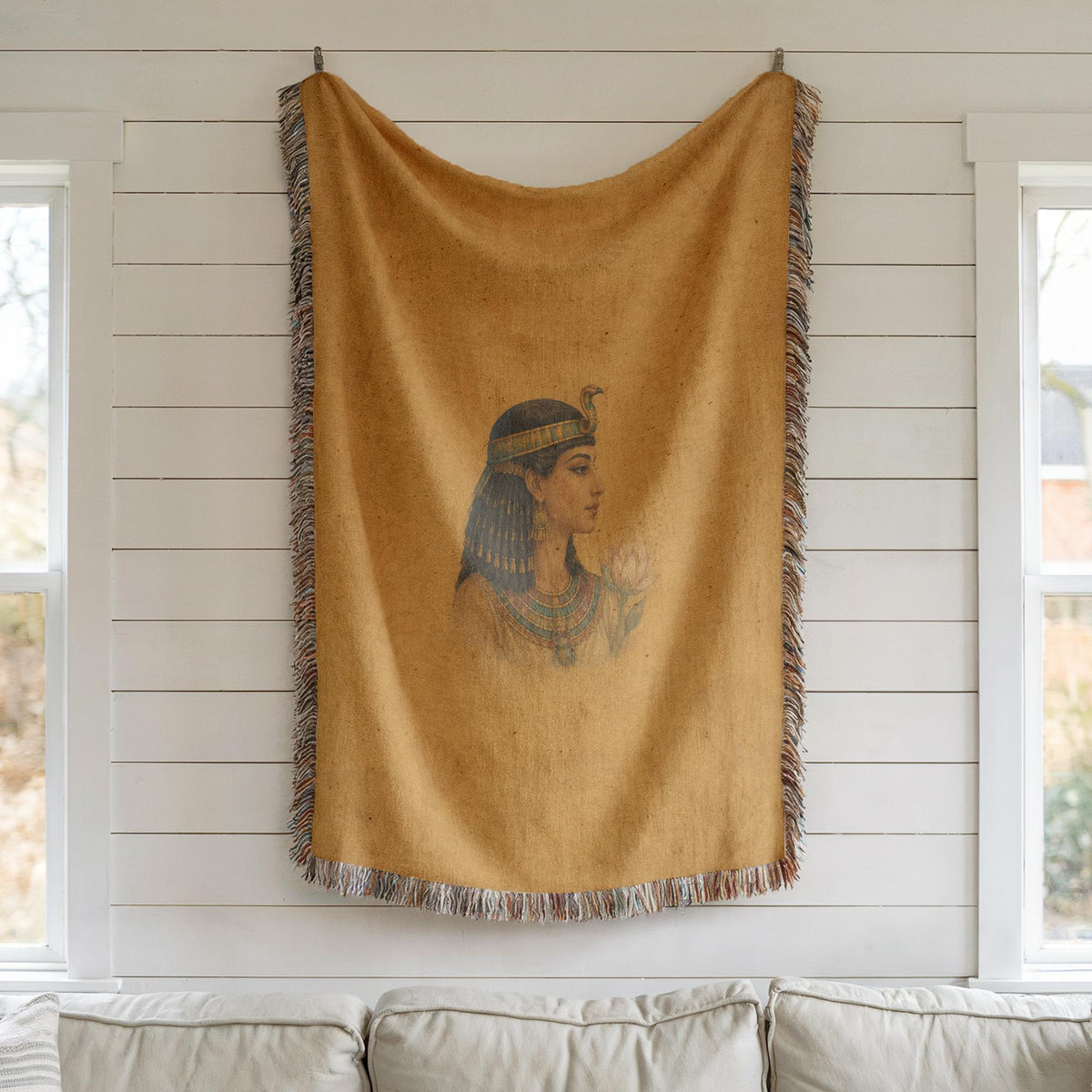 Egyptian Queen Woven Blanket
