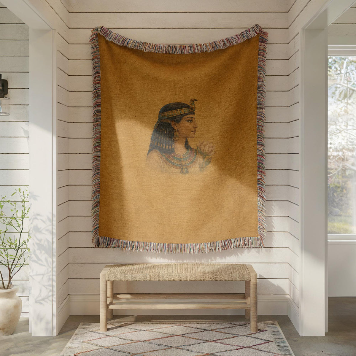 Egyptian Queen Woven Blanket