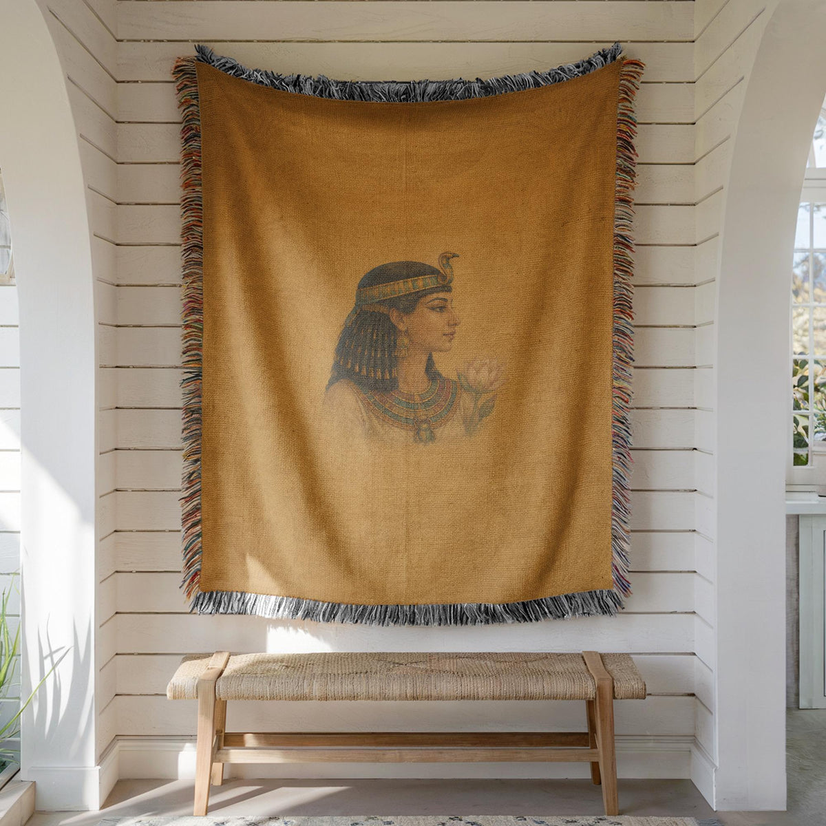 Egyptian Queen Woven Blanket