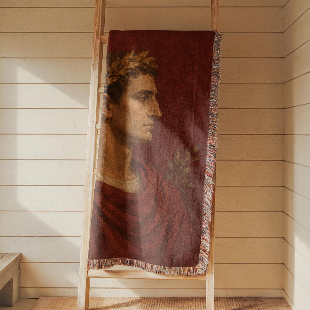 Roman Emperor Woven Blanket