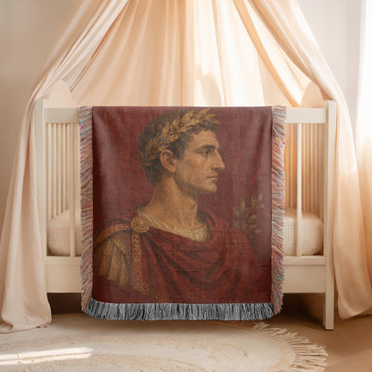 Roman Emperor Woven Blanket