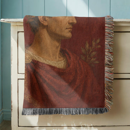 Roman Emperor Woven Blanket