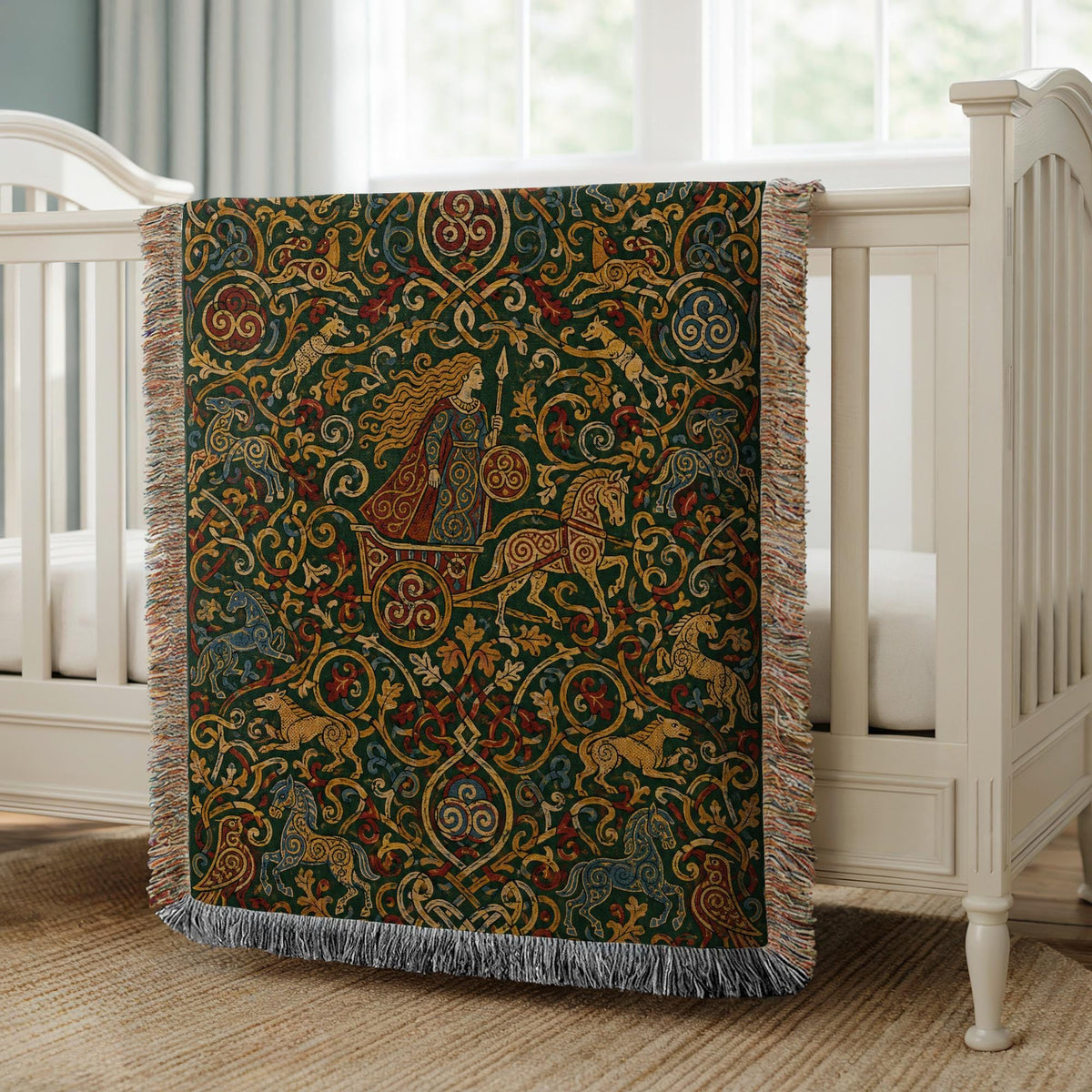 Celtic Woman Woven Blanket