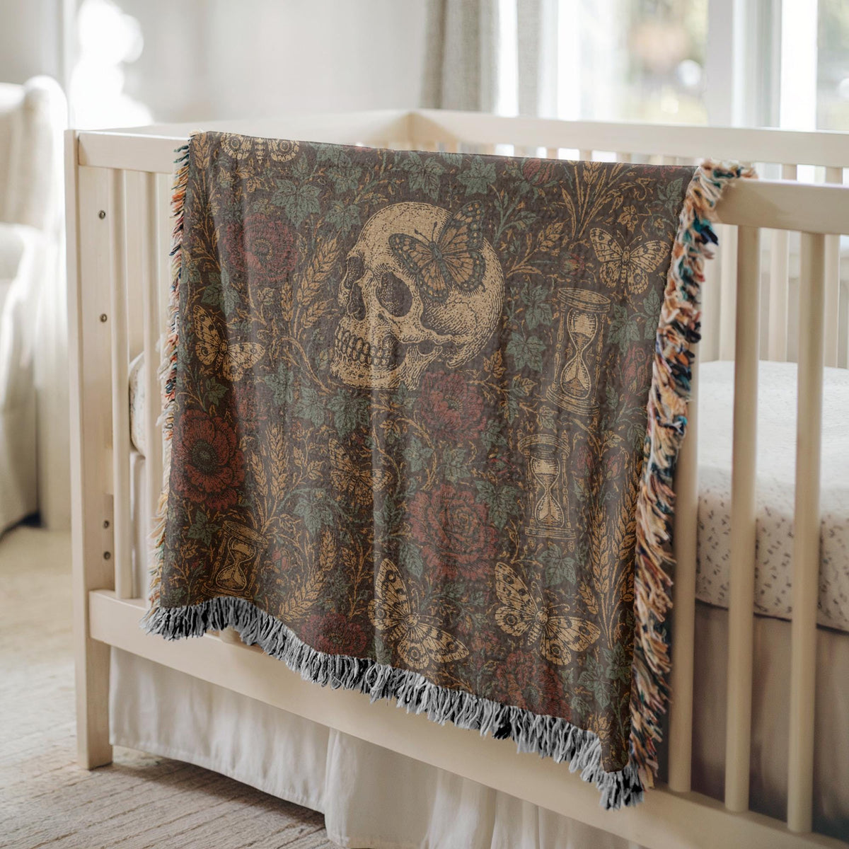 Skull Woven Blanket