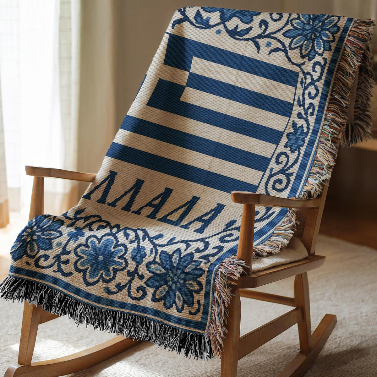 Greece Woven Blanket