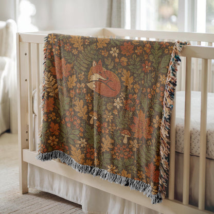 Fox Woven Blanket