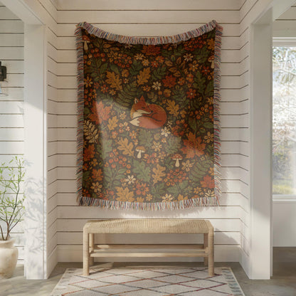 Fox Woven Blanket