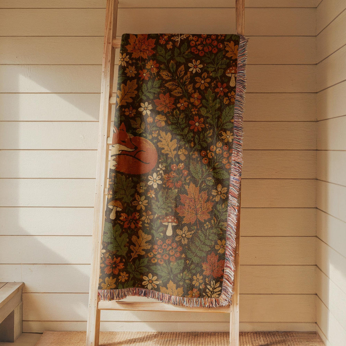 Fox Woven Blanket