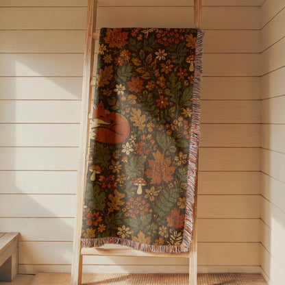 Fox Woven Blanket