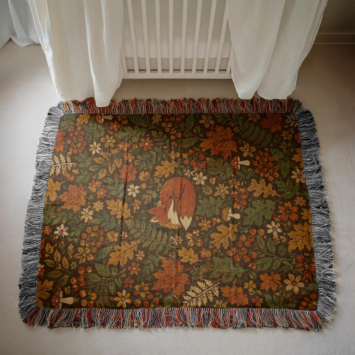 Fox Woven Blanket