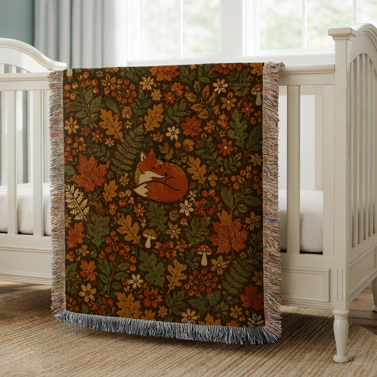 Fox Woven Blanket
