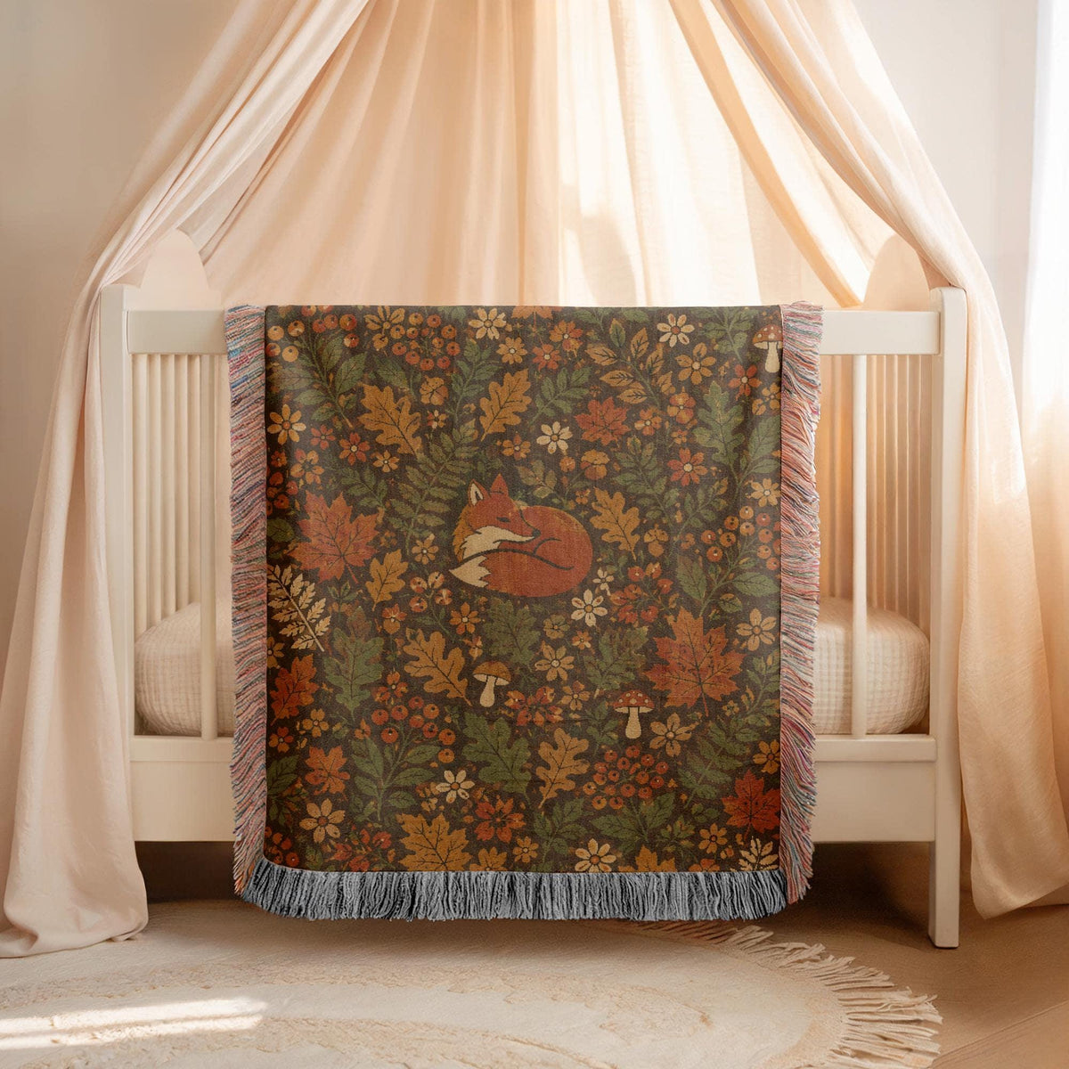 Fox Woven Blanket