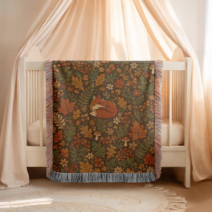 Fox Woven Blanket