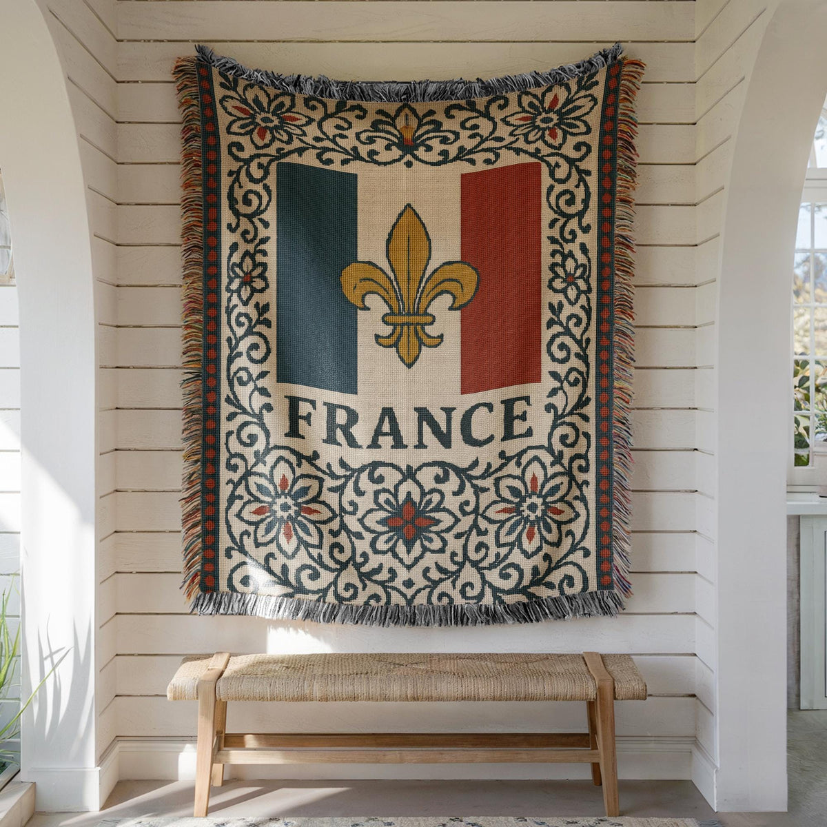 France Woven Blanket