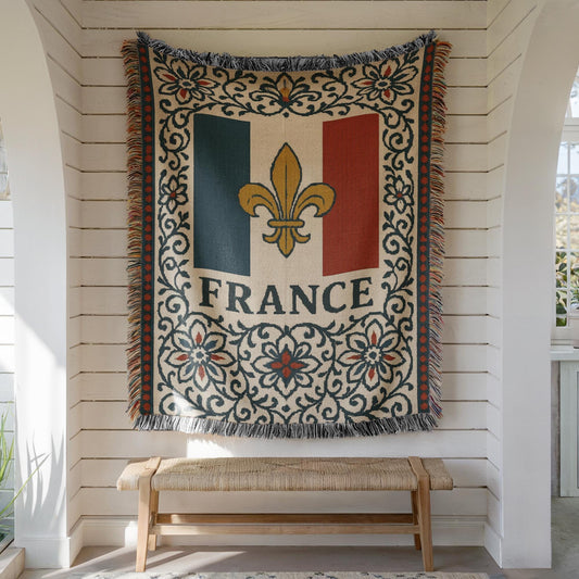 France Woven Blanket