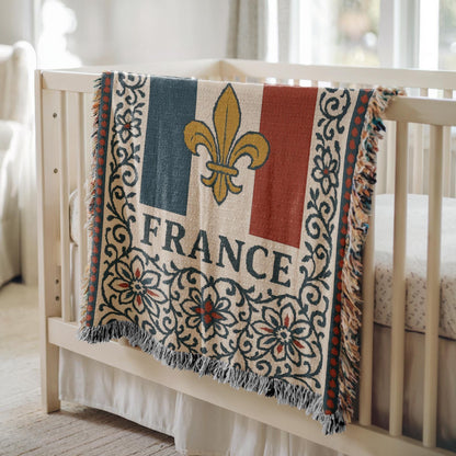 France Woven Blanket