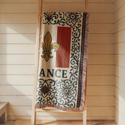 France Woven Blanket