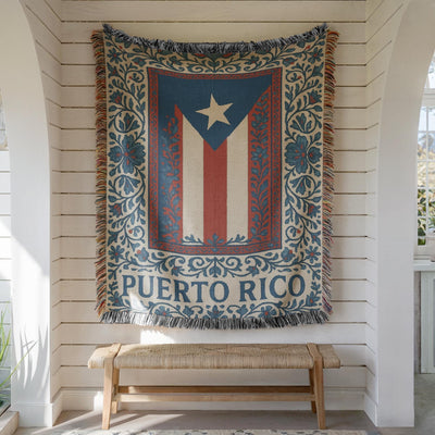 Puerto Rico Woven Blanket