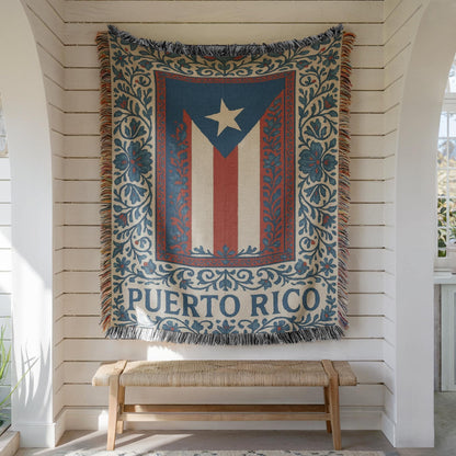Puerto Rico Woven Blanket