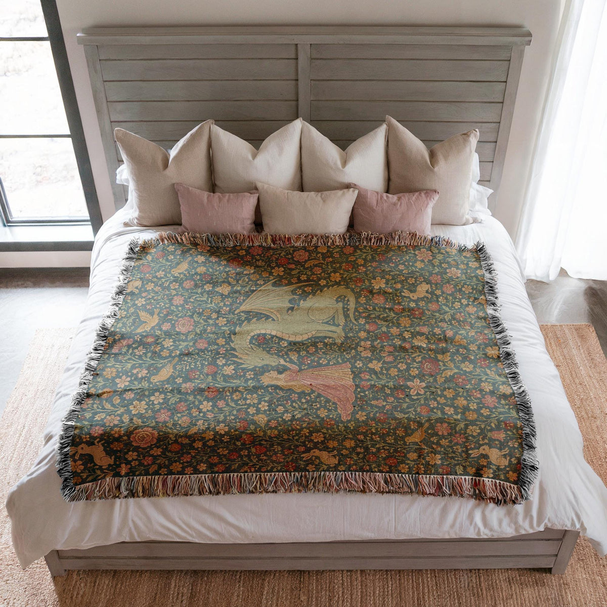 Princess Dragon Woven Blanket