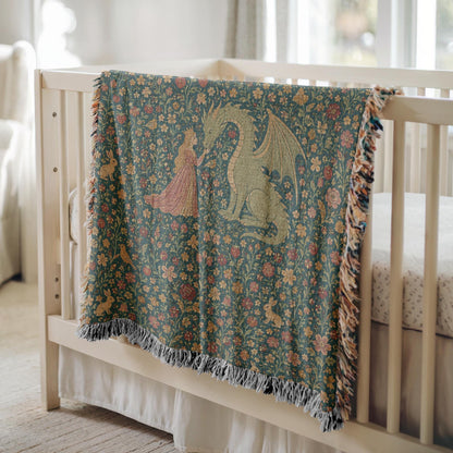 Princess Dragon Woven Blanket