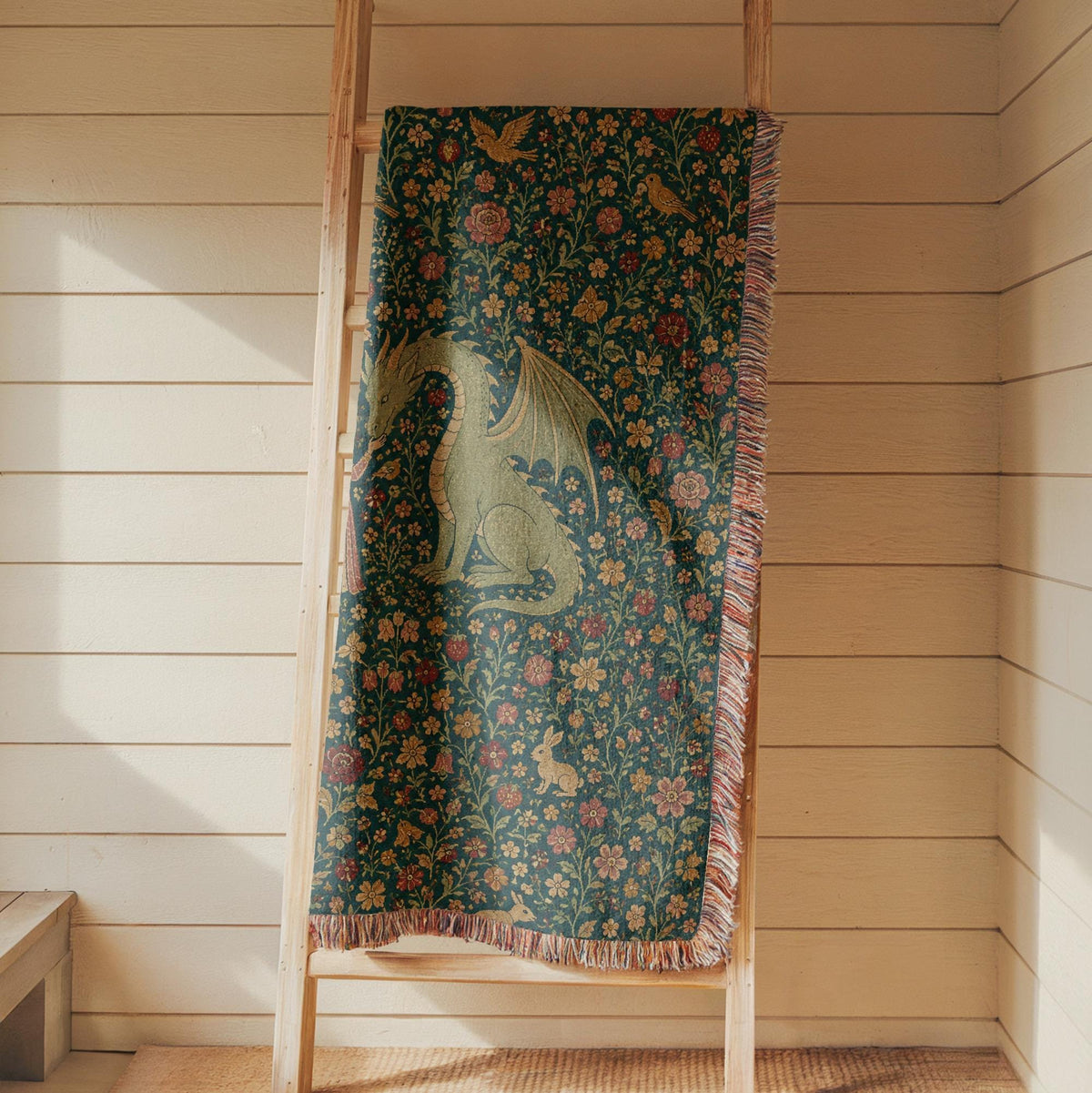 Princess Dragon Woven Blanket