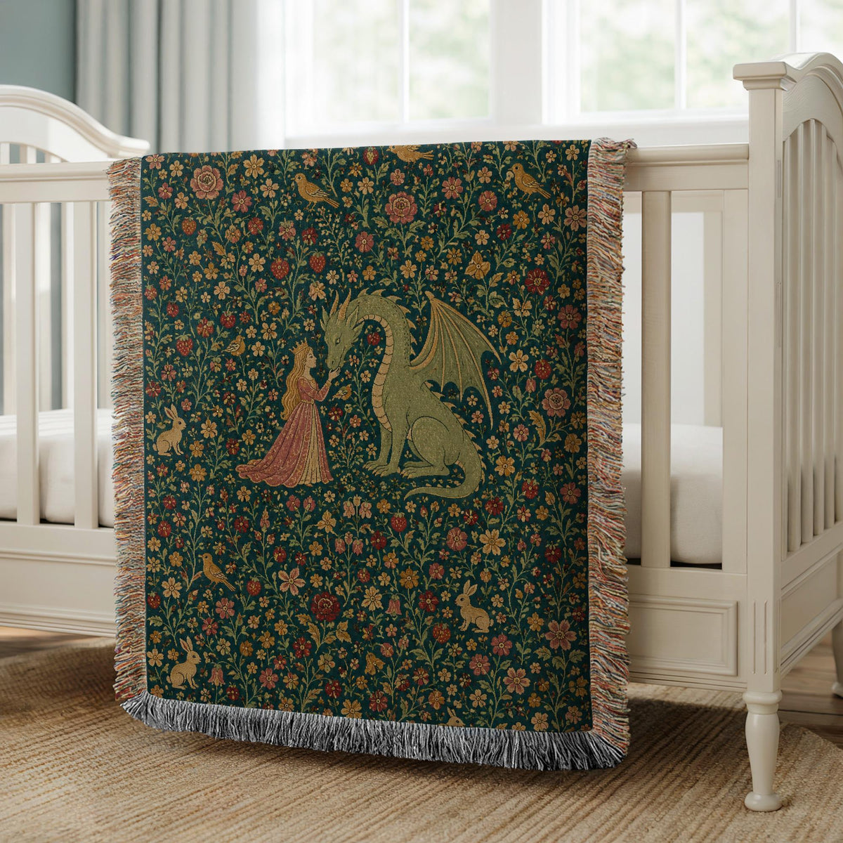 Princess Dragon Woven Blanket