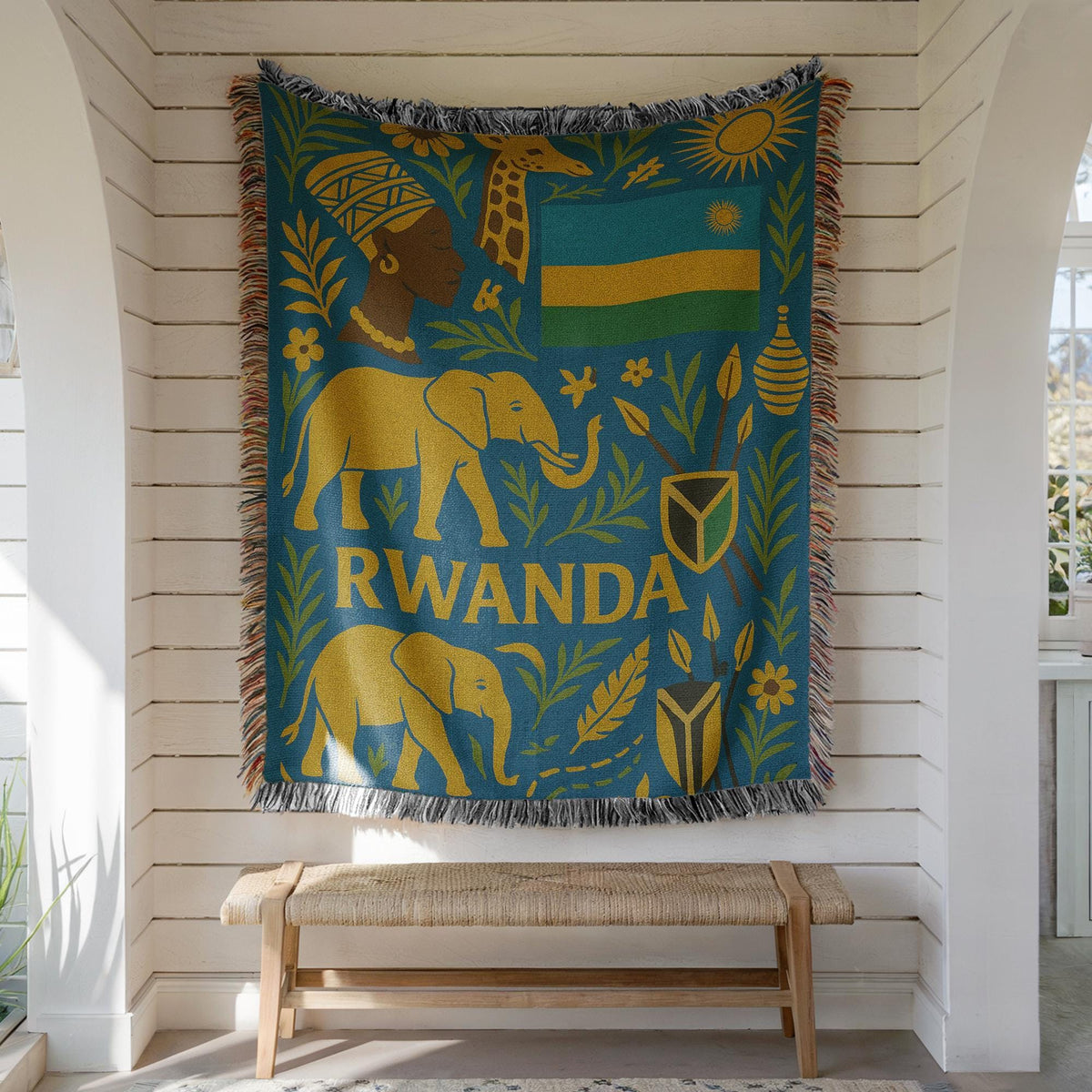 Rwanda Woven Blanket