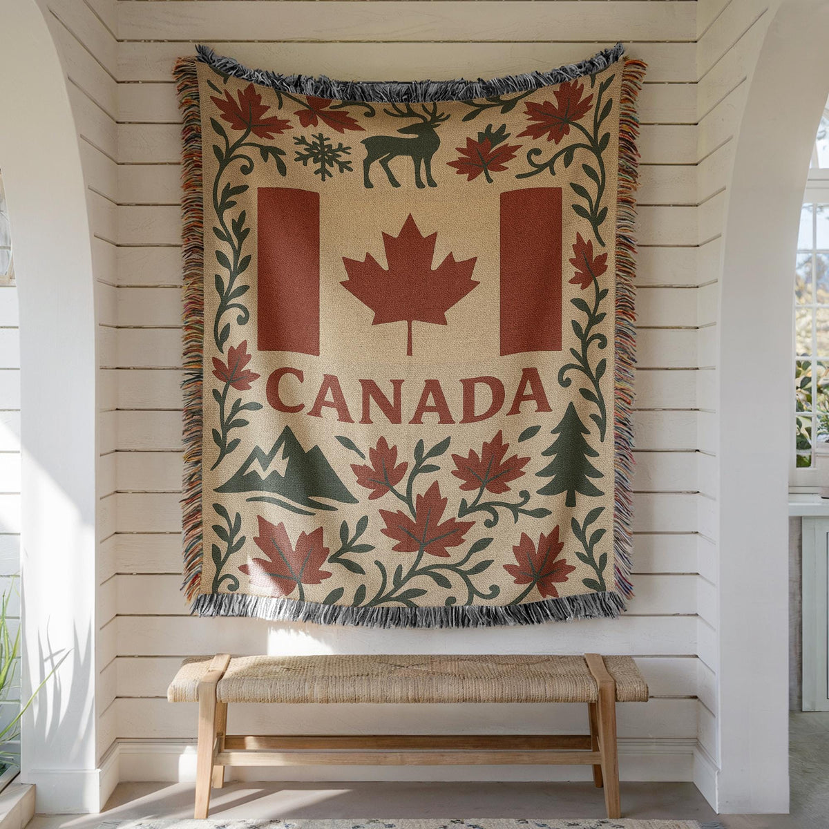 Canada Woven Blanket