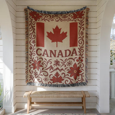 Canada Woven Blanket