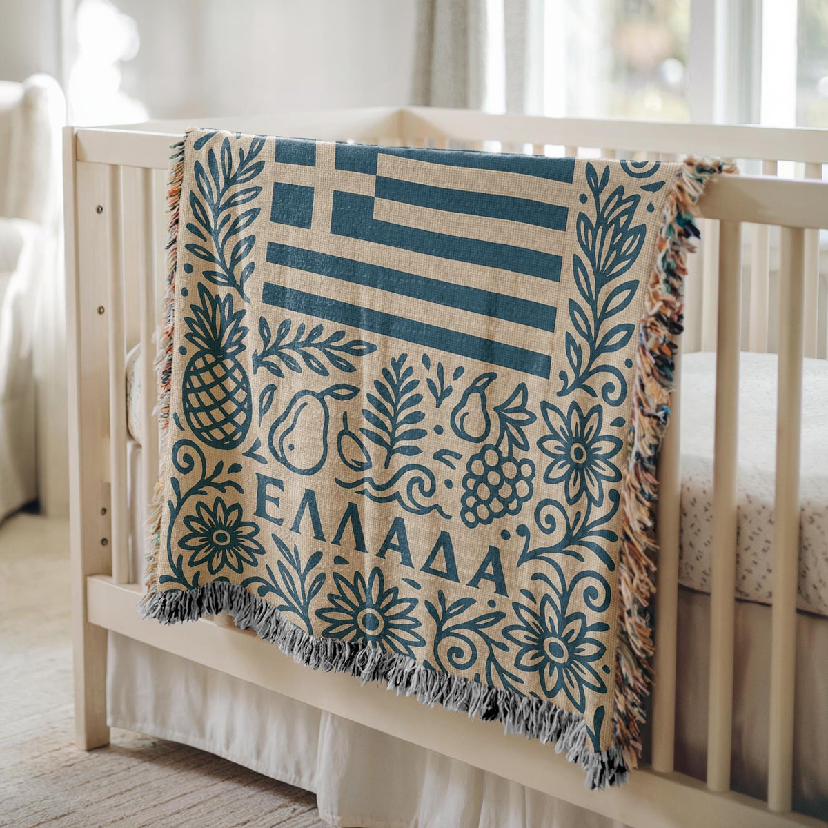 Greece Woven Blanket