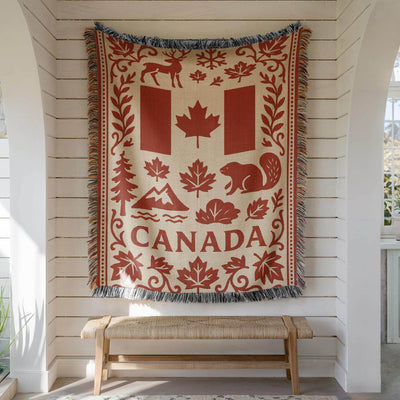 Canada Woven Blanket