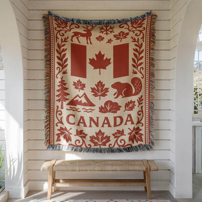 Canada Woven Blanket