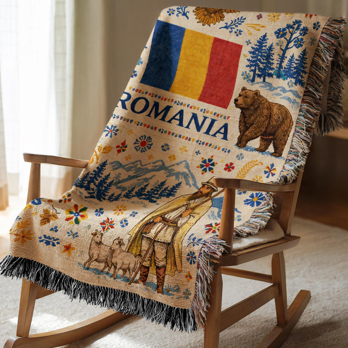 Romania Woven Blanket
