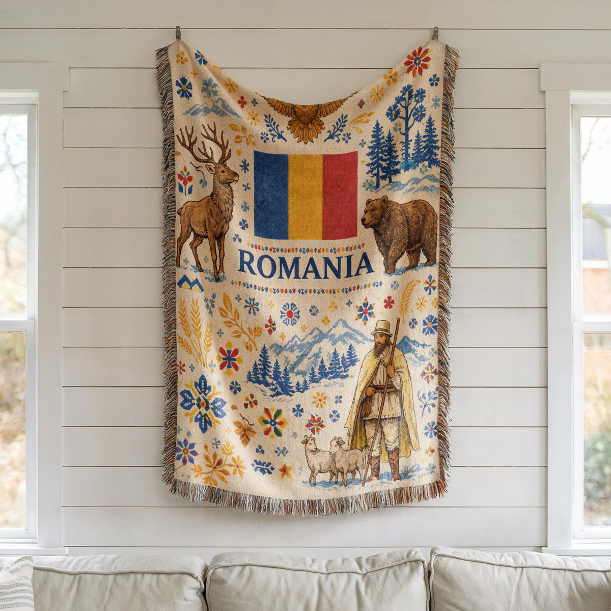 Romania Woven Blanket