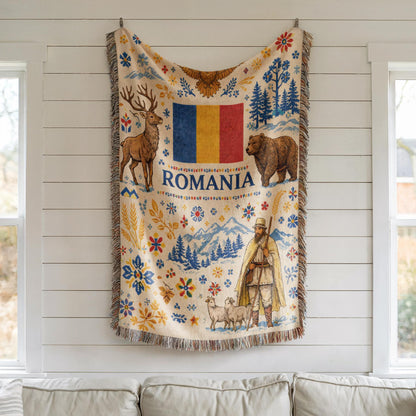 Romania Woven Blanket