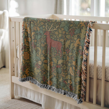 Stag Woven Blanket