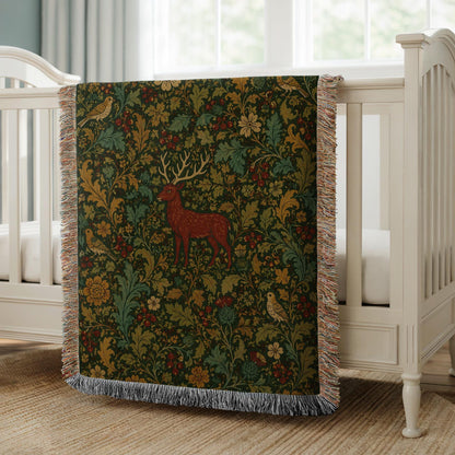 Stag Woven Blanket