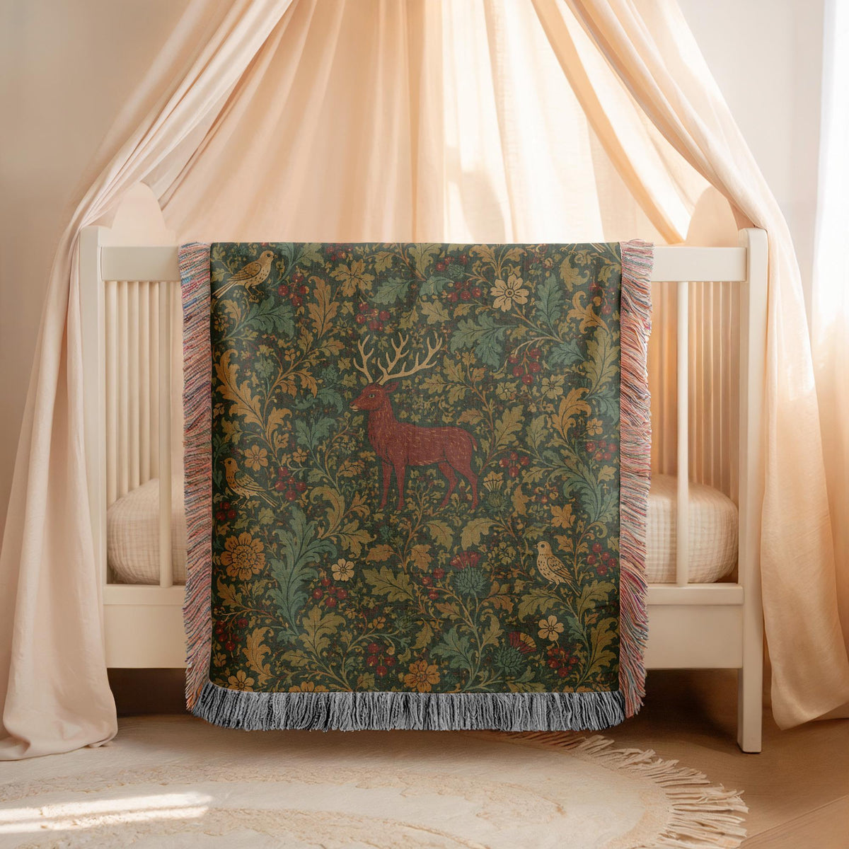 Stag Woven Blanket