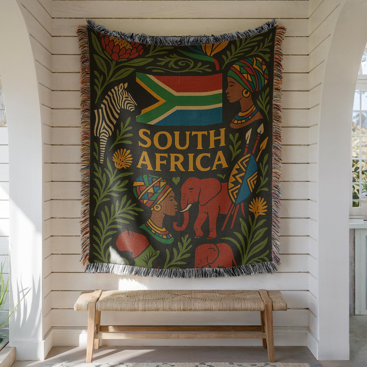 South Africa Woven Blanket
