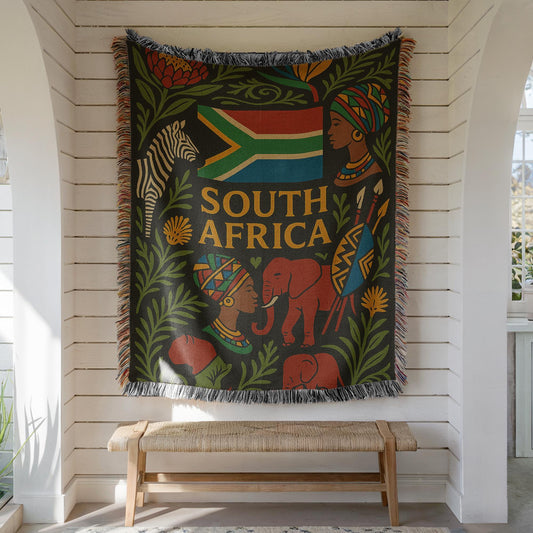 South Africa Woven Blanket