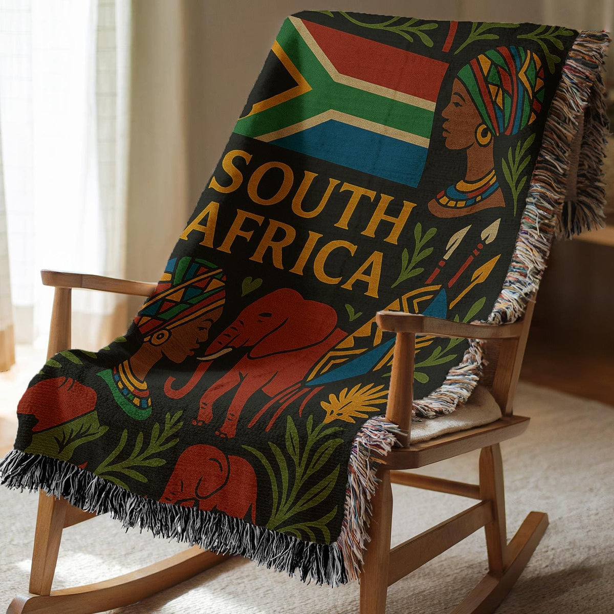 South Africa Woven Blanket